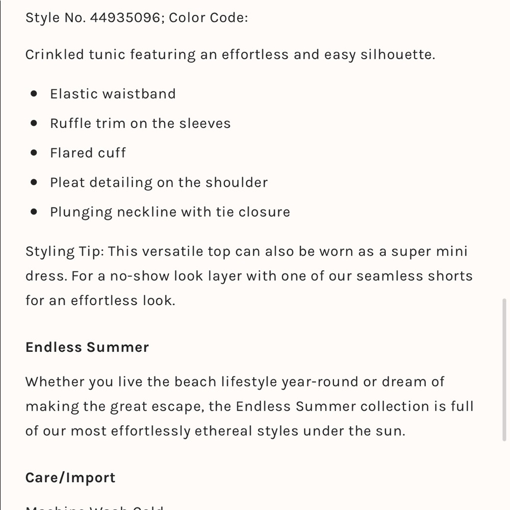 FREE PEOPLE TUNIC NWOT - Picture 9 of 10